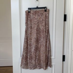 Medium Urban Outfitters cheetah print midi skirt